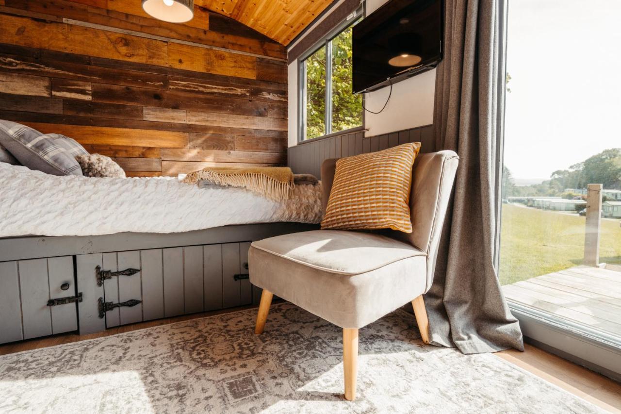 Cefn Crib Cabins Макънтлет Екстериор снимка