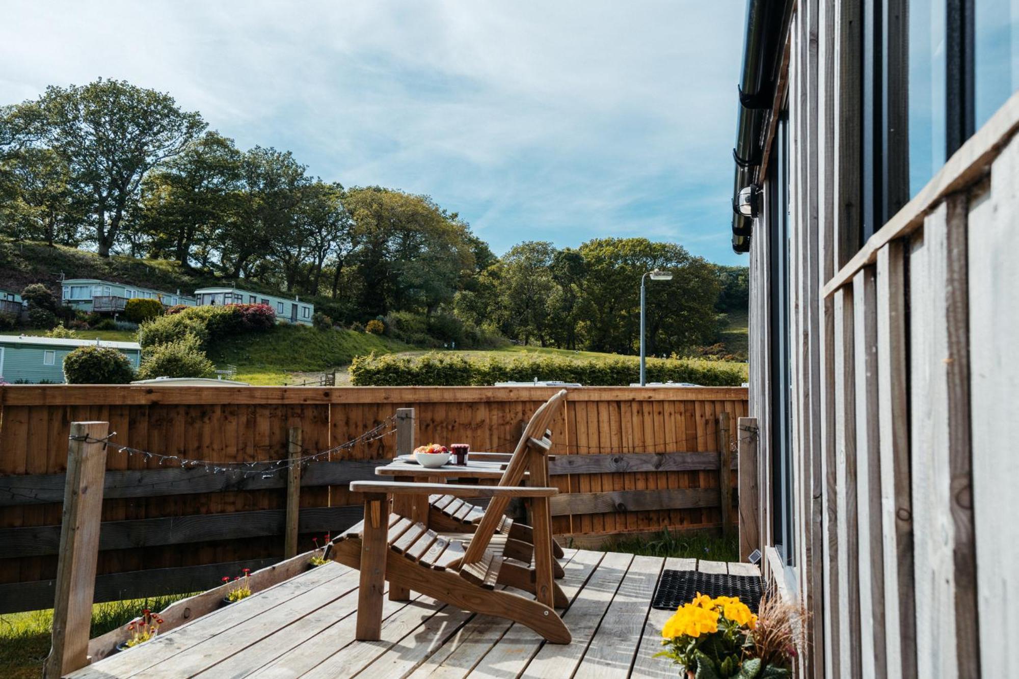 Cefn Crib Cabins Макънтлет Екстериор снимка